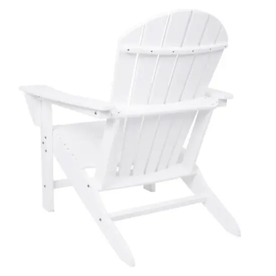 White Traditional Adirondack Chair {12}