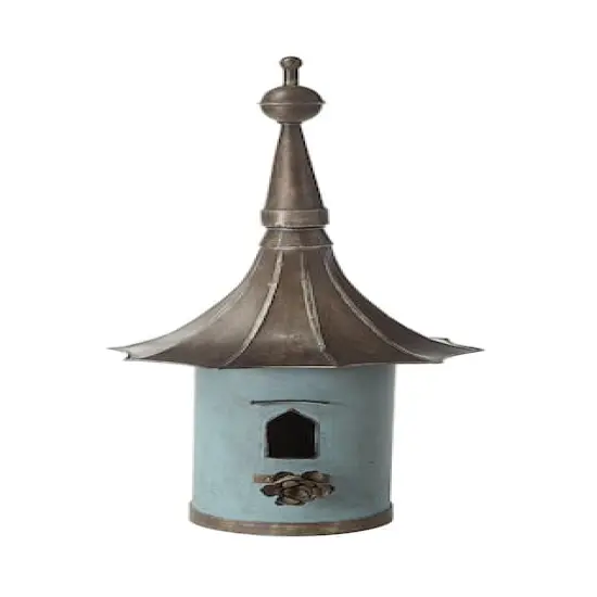 Hello Honey&reg; 34" Decorative Metal Birdhouse {3}