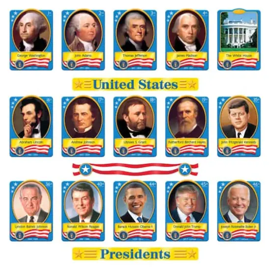 Trend Enterprises U.S. Presidents Bulletin Board Set {1}