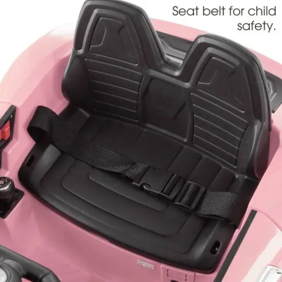 Toy Time Pink Battery Powered Ride-On Sports Car {6}