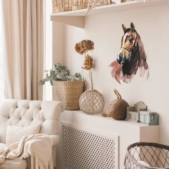 RoomMates Watercolor Wild Horses Peel & Stick Giant Wall Decals {3}