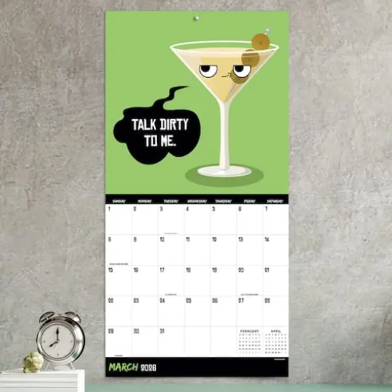 2026 Rated R Puns Wall Calendar {4}