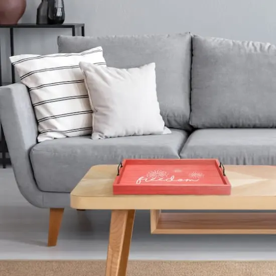 Elegant Designs&trade; 15.5" Freedom Serving Tray with Handles {5}