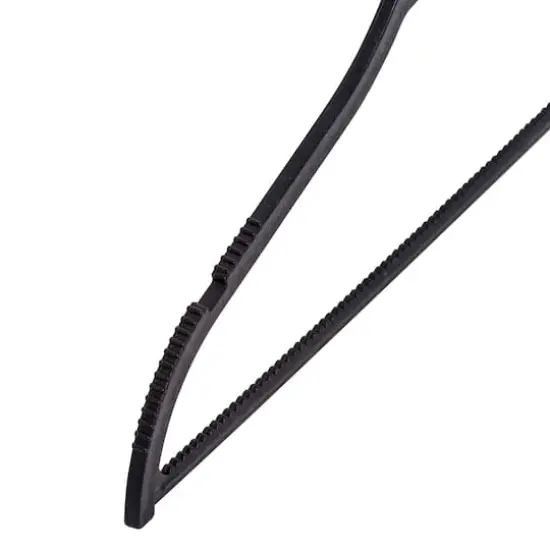 Honey Can Do Black Natural Wheat Husk Slim Hangers, 25ct. {4}