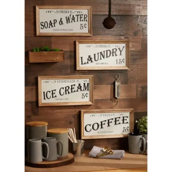 Farmhouse Ice Cream Sign {6}