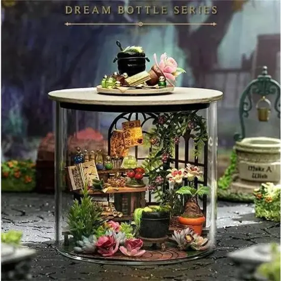 Wizardi Magic Garden Miniature Dollhouse Roombox Kit {5}