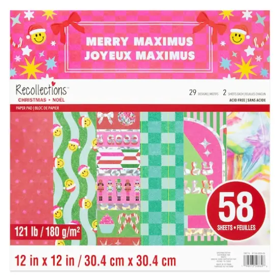 12" x 12" Merry Maximus Paper Pad by Recollections™ {1}