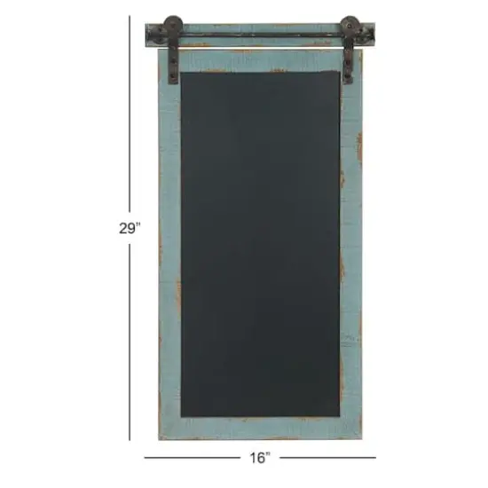 Blue Wall Mounted Chalk Board {6}