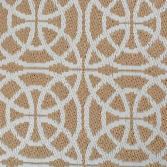 DII&reg; Taupe Infinity Circle Outdoor Rug, 4ft. x 6ft. {3}