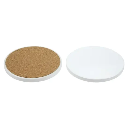 3.5" Round Sublimation Coasters by Make Market&reg;, 4ct. {1}