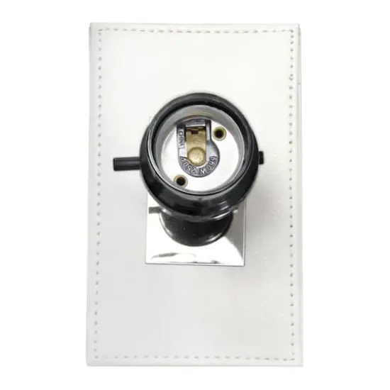 Lalia Home Lexington 21" Leather Home D&eacute;cor Table Lamp White {9}