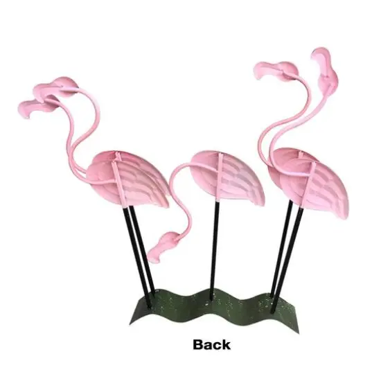 23.5" Flock of Flamingos Decoration {4}