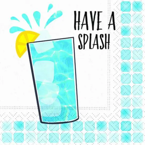 JAM Paper Have A Splash Cocktail Napkins, 40ct. {1}
