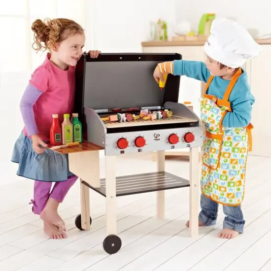 Hape Gourmet Grill Kids Wooden Play Kitchen {8}