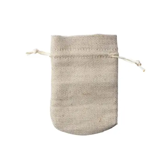 5.5" Linen Jewelry Bag by Bead Landing&trade;, 8ct. {1}