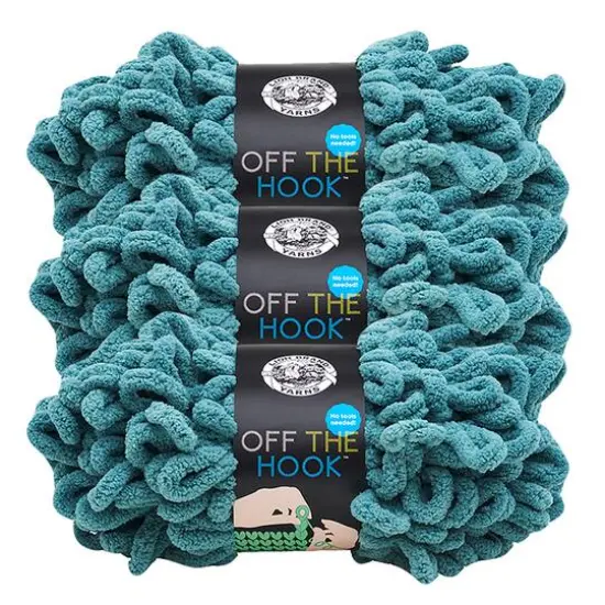 3 Pack Lion Brand&reg; Off The Hook&trade; Solid Yarn Dreamy {2}