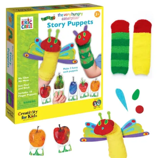 Creativity for Kids&reg; The Very Hungry Caterpillar Story Puppets {1}