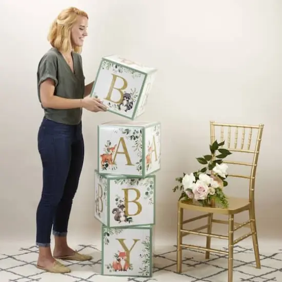 Kate Aspen&reg; Woodland Baby Block Box Set {4}