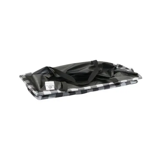 Household Essentials Krush&reg; Black & White Canvas Utility Tote {9}