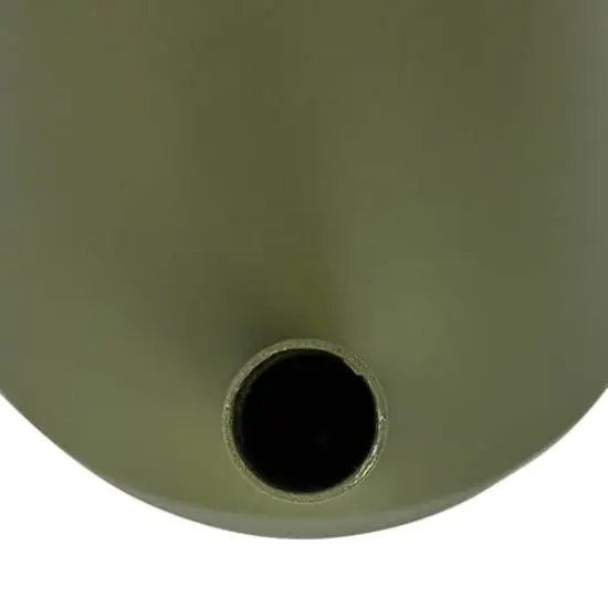 Hello Honey&reg; 11.5" Matte Green Textured Metal Garden Watering Can {5}