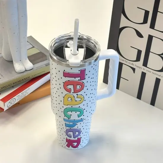 40oz. Teacher Stainless Steel Insulated Tumbler by Ashland® {3}