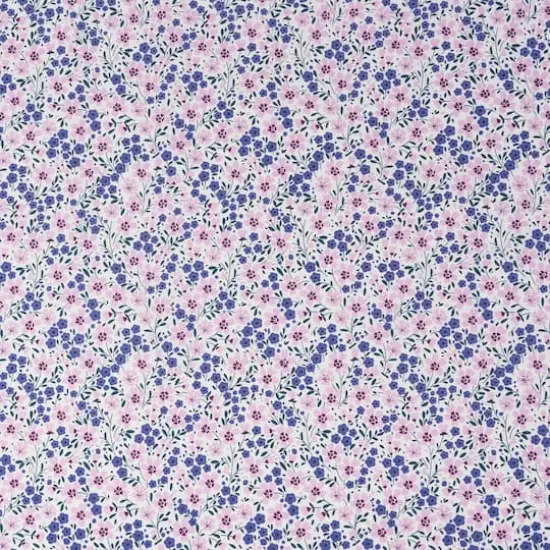 SINGER Spring Purple Floral Cotton Fabric Bundle {10}
