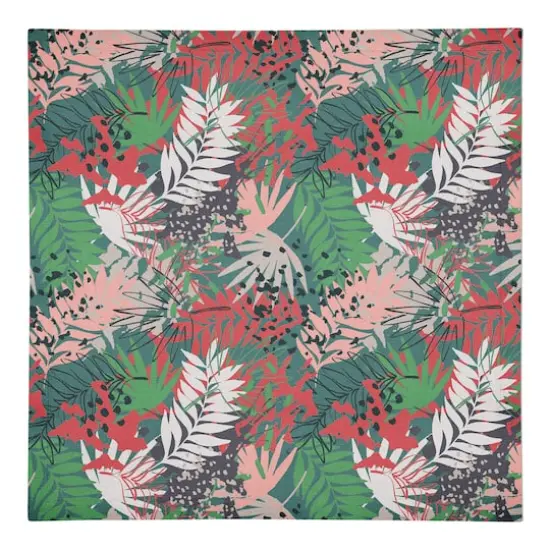 Jungle Pattern 10" x 10" Cotton Twill Napkin {1}