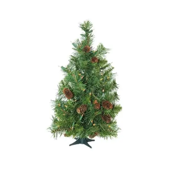 3ft. Pre-Lit Dakota Pine Artificial Christmas Tree, Clear Dura-Lit Lights {1}