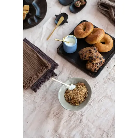 Hello Honey&reg; Gilded Hammered Stainless Steel Appetizer Utensil Set {5}