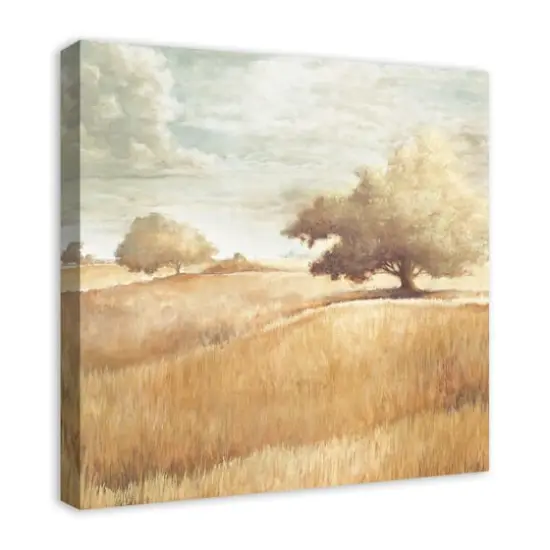 Golden Wheat Field Canvas Wall Art {3}