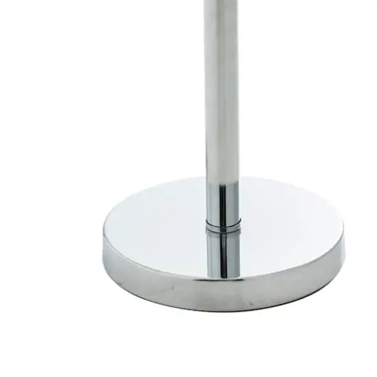 Silver Iron Contemporary Table Lamp, 30" x 13" x 13" {4}