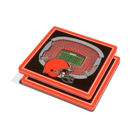 3D StadiumView Coasters Cleveland Browns {1}