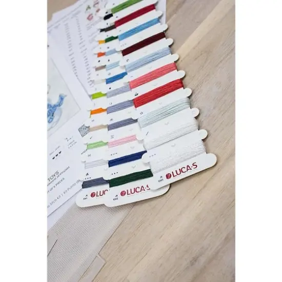 Luca-S Winter Toys Plastic Canvas Counted Cross Stitch Kit {5}