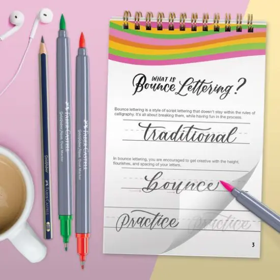 Faber-Castell&reg; Bounce Lettering Kit {8}