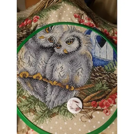 MP Studia Owl Devotion Cross Stitch Kit {3}
