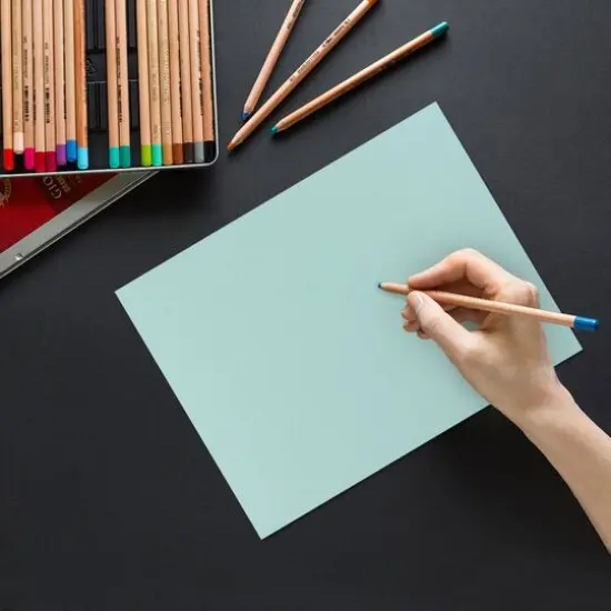 JAM Paper Matte 8.5'' x 11'' 28lb. Paper, 50 Sheets Aqua Blue {4}