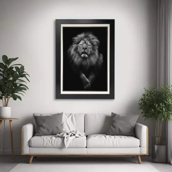 Home Black Flat Frame with Beveled Mat by Studio D&eacute;cor&reg; {3}