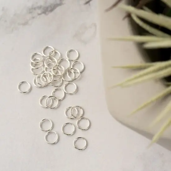 Sterling Silver Jump Rings, 30ct. by Bead Landing&trade; {4}