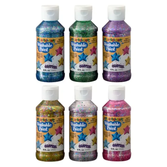 Rich Art Washable Glitter Paint Set {1}