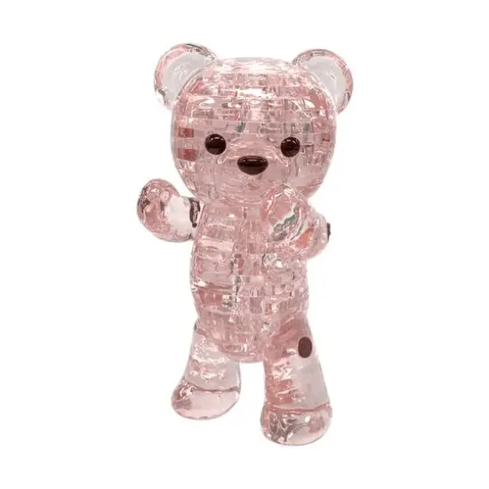 3D Crystal Puzzle - Moving Teddy Bear: 48 Pcs {1}