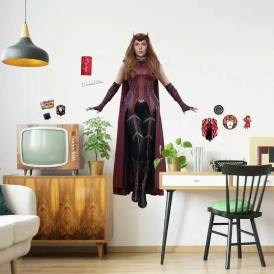 RoomMates Wandavision Wanda Peel & Stick Giant Wall Decals {1}