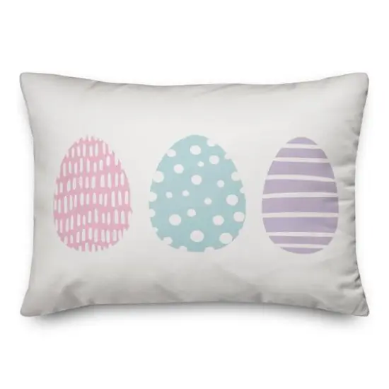 Tri Eggs 3 14" x 20" Indoor / Outdoor Pillow {3}