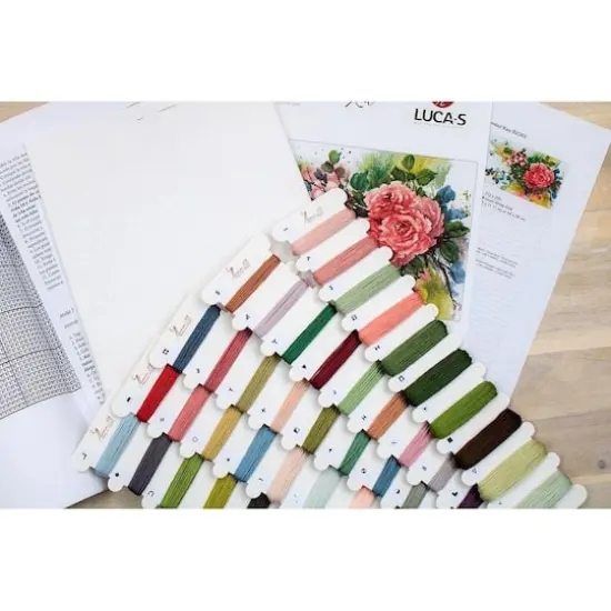 Luca-s Red Roses Counted Cross Stitch Kit {5}