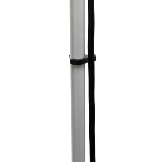Simple Designs 70" Torchiere Floor Lamp Silver {8}