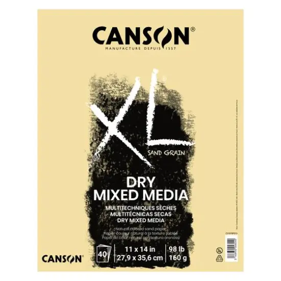 Canson&reg; XL&reg; Natural Sand Grain Dry Mixed Media Pad {1}
