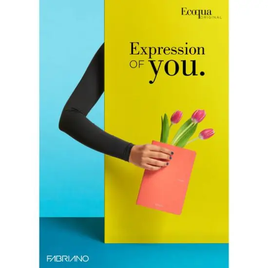 Fabriano&reg; EcoQua Original A4 Dotted Staple-Bound Notebook Gray {7}