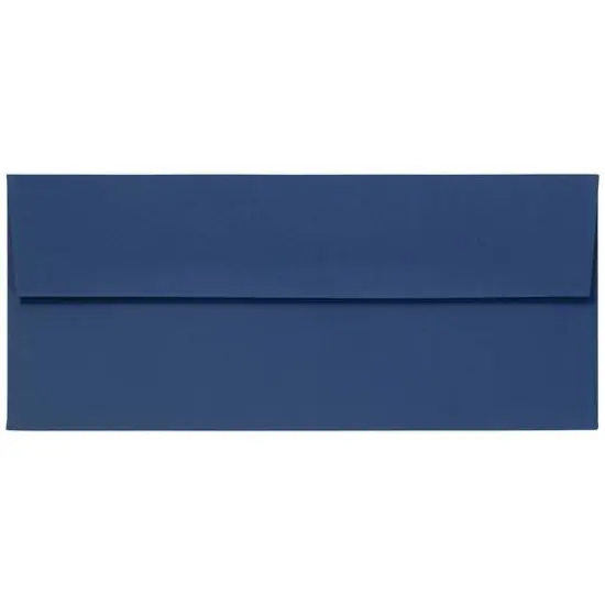 JAM Paper #10 Business Premium Straight Flap Envelopes, 50ct. Presidential Blue {1}