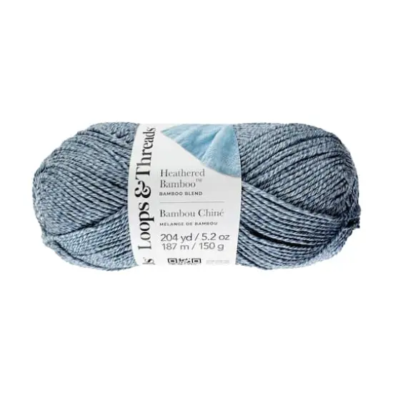 Heathered Bamboo&trade; Yarn by Loops & Threads&reg; Denim {1}