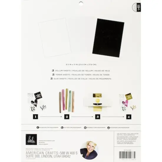 Heidi Swapp&trade; Minc Surface Pad, 8.5" x 11" {3}