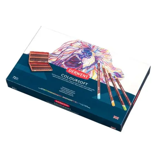 Derwent&reg; Coloursoft Pencil 72 Color Wood Box Set {3}